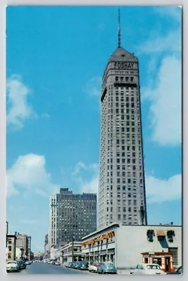 Minneapolis MN Retro Cars 9th Street Showing Foshay Building Postcard A36 • $6.95