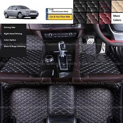 Tailored Custom PU Leather Car Floor Mats For Ford Mondeo MK3 Hatchback Estate • £71.99