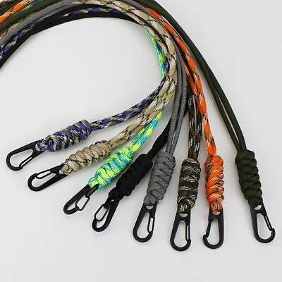 Strong Rope Neck/Wrist ID Lanyard Metal Clip For Keys ID Card Pass Phone Holder • £2.39