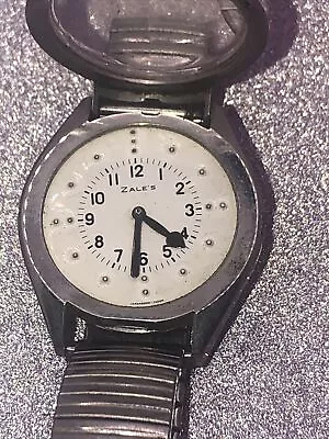 Zales Jewelry Company Branded Braille Wristwatch For Parts Or Repair • $10