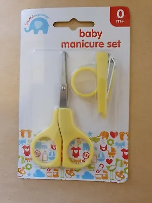 BABY MANICURE NAIL CUTTER CLIPPER SET NEW BORN 0+ Safety Scissor Toddler HYGIENE • £2.99