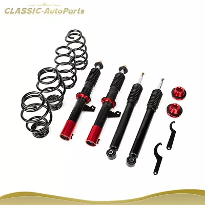 Coilovers Struts Shocks Suspension Spring For VW Jetta Golf GTI R MK6 Adj Height • $222.82