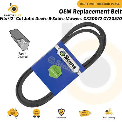 Premium Deck Belt For 42  Cut John Deere & Sabre Mowers GX20072 GY20570 • $43.50