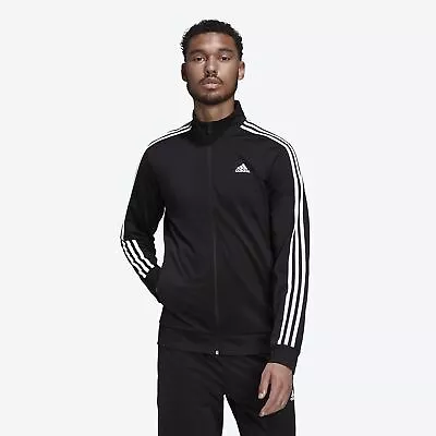 [H46099] Mens Adidas 3 Stipe Tricot Track Jacket • $39.99