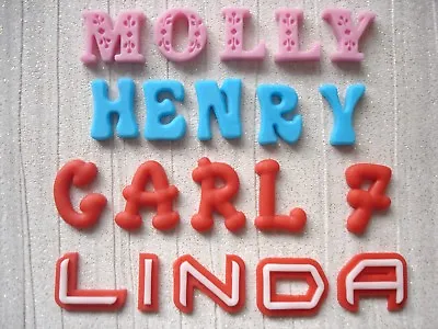 Decorative Edible Letters / Numbers For Cake / Cupcake  Decoration ANY COLOUR :) • £2.20
