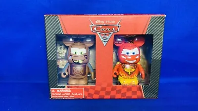 Disney Pixar Cars 2 Vinylmation Lightning McQueen & Tow Mater • $27.19