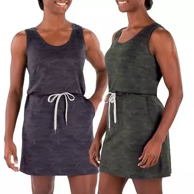 New Womens Member's Mark Favorite Soft Tank Dress Member's Mark Drawstring Dress • $12