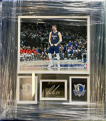 $114.95 • Buy Luka Dončić Dallas Mavericks Custom Professionally Framed 16.5x14.5 Free S&h 