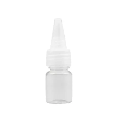 £5.99 • Buy 5pcs 5-100ml Twist Top Empty Bottles Plastic Nozzle Dropper Caps Spout Cleqk