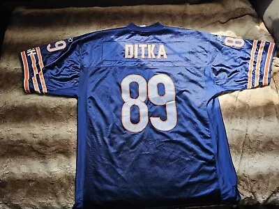 Mike Ditka #89 Chicago Bears Reebok NFL On Field Sewn Jersey Size 56 XXL • $31.97