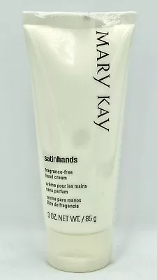 Mary Kay Satin Hands FRAGRANCE FREE Hand Cream 3 Oz. Full Size • $13.99