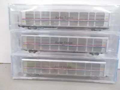 Micro Trains-#blw2000-16-auto Train 89' Tri-level Closed Auto Rack Set-n-scale • $180