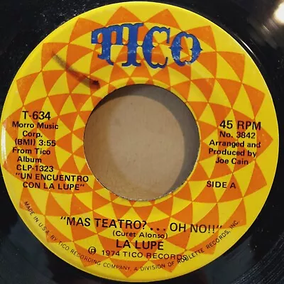 La Lupe Mas Teatro? ...Oh No! / Carnaval 7  45rpm Vinyl VG+ • $14.99