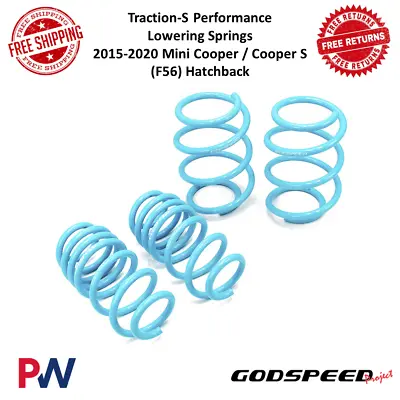 Godspeed Traction-S Performance Lowering Springs Fits 15-20 Mini Cooper/Cooper S • $162