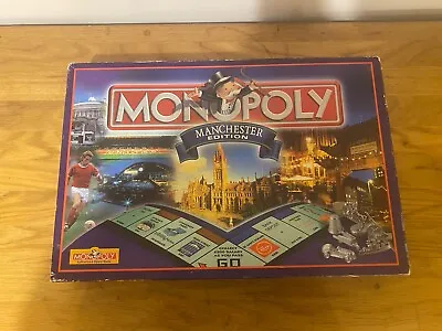 Monopoly Manchester Edition Board Games- Fully Complete- Some Box Wear • £17.99