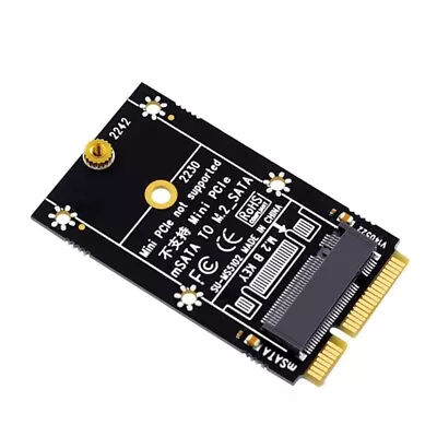 MSata To M.2 Hard Drive Converter SSD Adapter Card Reader For 2230/2242 SSD • £5.66