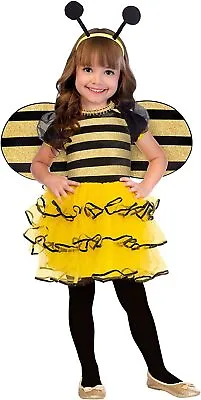£13 • Buy Amscan Bumble Bee Girls Fancy Dress Costume Age 3-4 - New But MISSING HEADBAND
