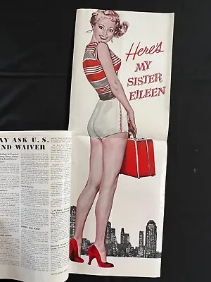 Motion Picture Herald Aug 27 1955 MY SISTER EILEEN Trade Ad Poster Janet Leigh • $25