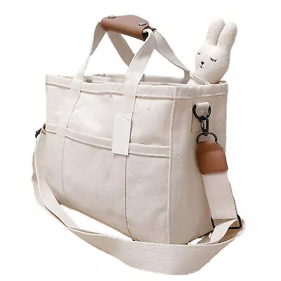 Baby Diaper Bag Large Capacity Mom Tote Bag Baby Stroller Canvas Storage Bag • $54.27