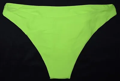 ZAFUL Neon Yellow Swim Bikini Bottom Juniors Womens 6   *NEW W/O TAGS* • $5.99