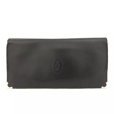 Must De Cartier Leather Long Bifold Wallet/9Y0184 • $1