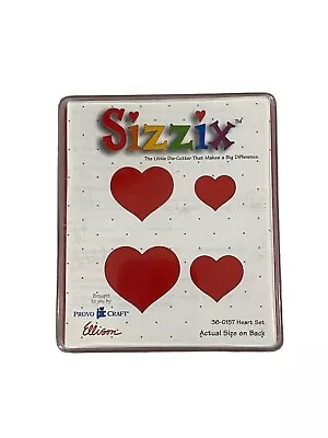 Provo Craft Ellison Sizzix 4 Hearts 38-0157 Die Cutter 4.5  Cartridge • $15.95