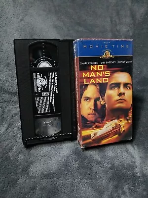 No Man's Land VHS 80s Action Thriller Charlie Sheen HTF MGM Release • $5.99