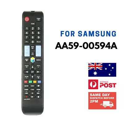 AA59-00594A For SAMSUNG TV Replacement Remote Control UA60H7000AW UA55H7000AW • $29.99