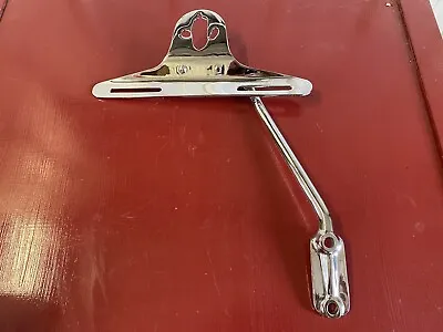 1930 's AUBURN STUDEBAKER TAIL LICENSE LIGHT BRACKET ARM ALCO OVALITE RECHROMED • $349.99