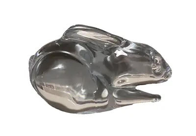 Signed Marcolin Sweden B70 Art Glass Rabbit Figurine • $39.99