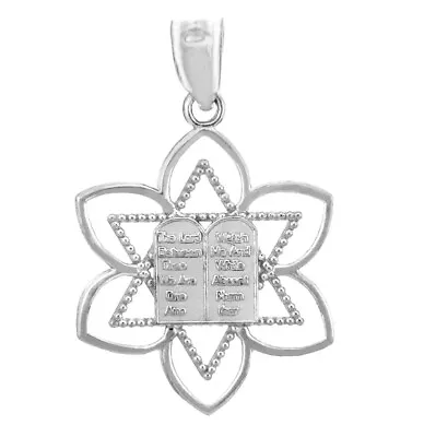 925 Sterling Silver Jewish Mizpah Star Of David Pendant Necklace • $32.80
