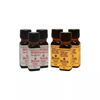 Lot Of 6 Patchouli + Wind Mystery Wild Musk Oil Fragance Perfume Kit 5ml Rugol • $75