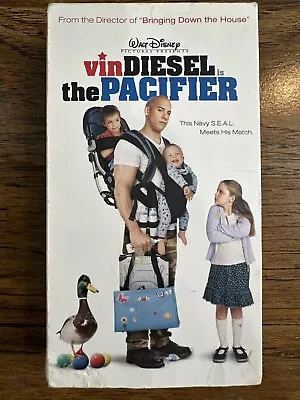 The Pacifier VHS Action Vin Diesel Disney 2005 Late Release Blue Tape • $5