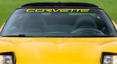 NEW - Corvette Vinyl Decal For Windows & Side - 4 Sizes (Fits Chevy CORVETTE C5) • $35.95