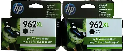 HP 962XL High-Yield Black Ink Cartridge*EXP DATE 01/2026** LoT OF 2** • $79.99