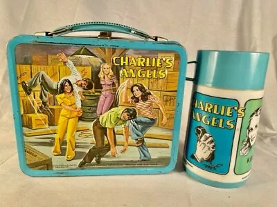 1978 Vintage Aladdin Charlie's Angels Lunchbox And Thermos • $240.78