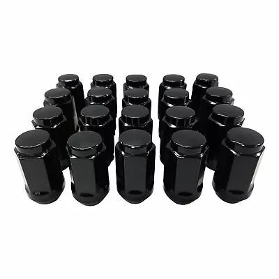 20 X Extreme 14x1.5 45mm Acorn Black Wheels Nut Mag Steel Fits VE Holden Toyota • $44.95