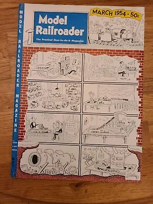 Model Railroader Magazine March 1954 • $9.99