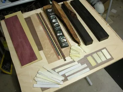 Gabon Ebony Vintage Piano Key Tops Abalone Materials For Craft • $88