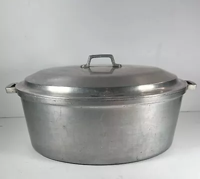 Miracle Maid G2 Cast Aluminum Roaster Dutch Oven  W/ Lid Vintage Cooking  Pot • $38.99