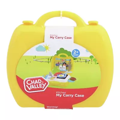 Chad Valley Kitchen Set Carry Case Xmas Gift Set Toys For Kids 2+ Brand New • £12.95