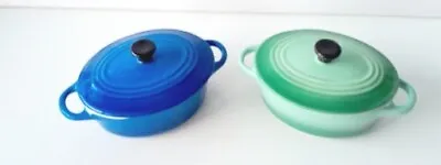 2x Crofton Mini Casserole Dish & Lid Oven Microwave Safe - Blue & Green • $39.99