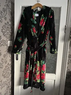 Women’s Cost Floral Hooded Gown - Size M • £15