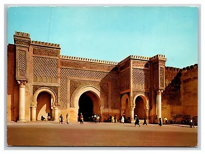 Bab El Mansour Laalej  Meknes Morocco UNP Continental Postcard O21 • $5.95