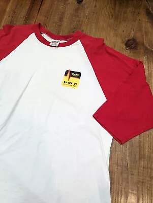 Vtg Spike TV Red 3/4 Sleeve Ringer T-Shirt Sz L • $22.50