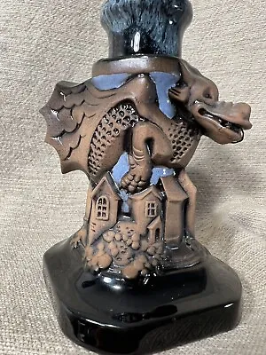 $12.50 • Buy Dragon Castle Tree Candlestick Signed Handpainted 4.5” Tall For Tapered Candle
