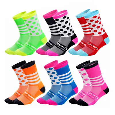 Cycling Socks Mens Womens Road Riding Bicycle Bike Sports Ankle Socks XC BMX MTB • $6.99