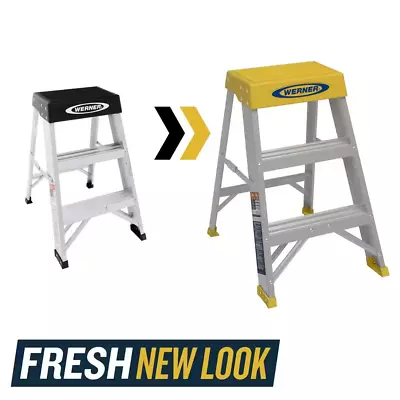 2 Ft. Aluminum Step Ladder (8 Ft. Reach Height) With 300 Lb. Load Capacity Type • $63.17