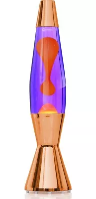 Lava Lamp Mathmos Copper Violet Orange Rose Gold Purple Home Decoration  Retro • $151.68