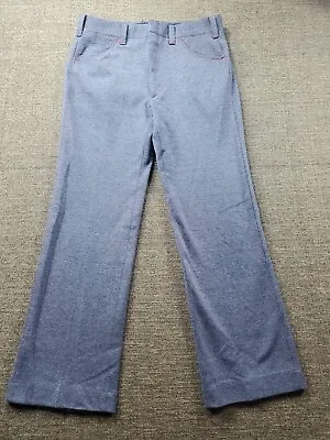 Vintage 60s Haggar Double Knit Slacks Flare Trousers Pants 32x29 • $24.89